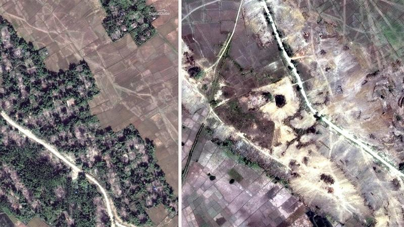 Правительство Мьянмы обвиняется в «стирании» доказательств преступлений против рохинья