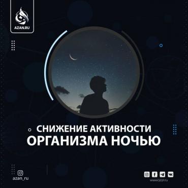 Снижение активности организма ночью
