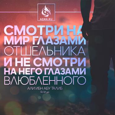 Смотри на мир глазами отшельника...