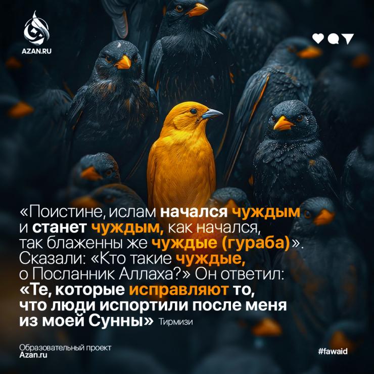 «Поистине, Ислам начался чуждым и станет чуждым...»