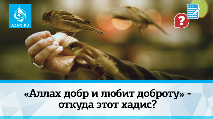 «Аллах добр и любит доброту» - откуда этот хадис?
