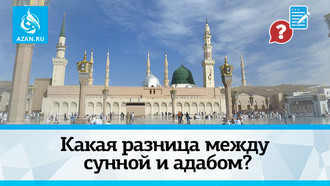 Какая разница между сунной и адабом?