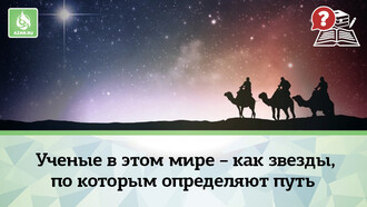 Ученые в этом мире – как звезды, по которым определяют путь