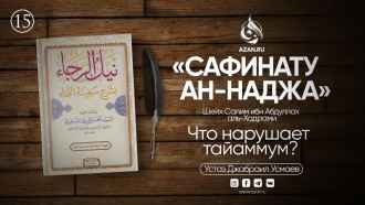 Урок 15. Что нарушает тайаммум