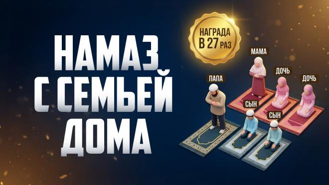 Как совершать намаз дома с семьей